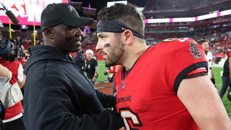 Todd Bowles and Baker Mayfield