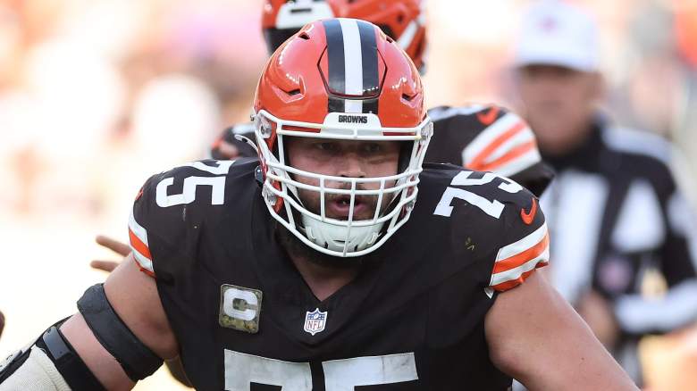 The Browns are still awaiting a decision from Joel Bitonio.
