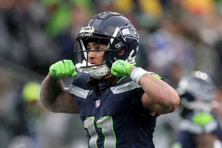 Seattle Seahawks star Jaxon Smith-Njigba during an NFL game.