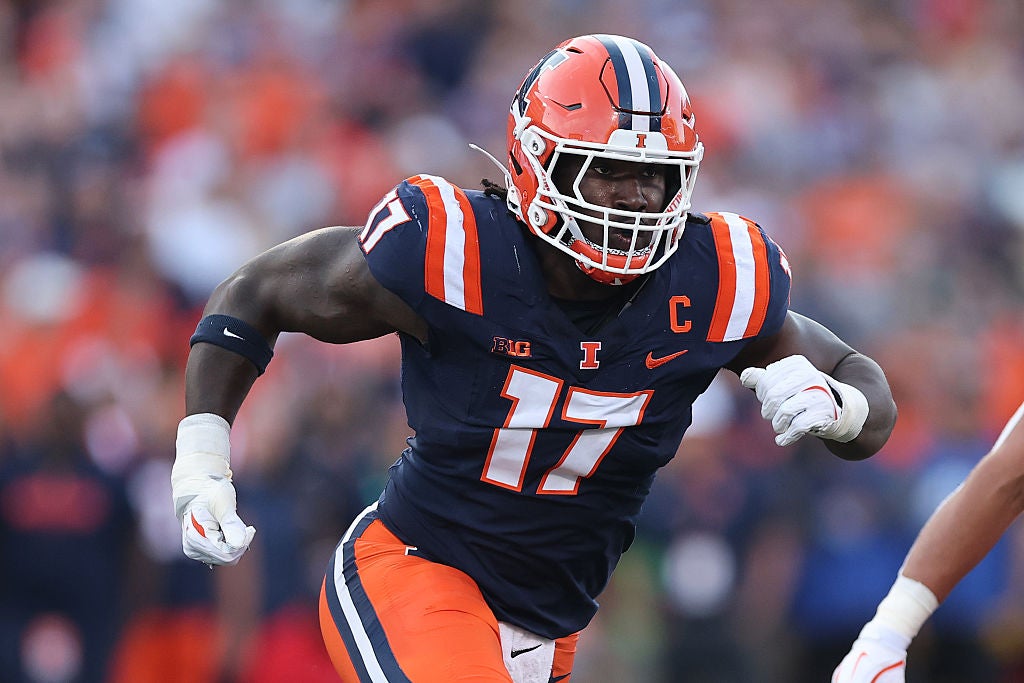 Patriots take Illinois edge rusher Gabe Jacas 55th overall in 2026 NFL Draft - 98.5 The Sports Hub
