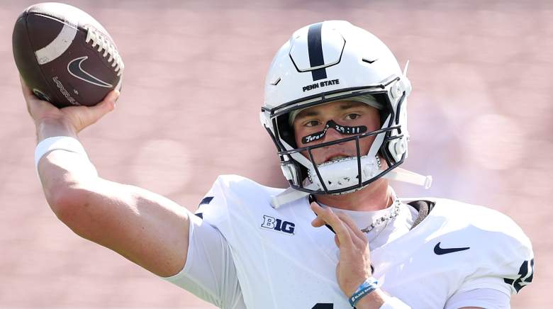 Drew Allar #15 of the Penn State Nittany Lions could be a Cleveland Browns target in the draft.