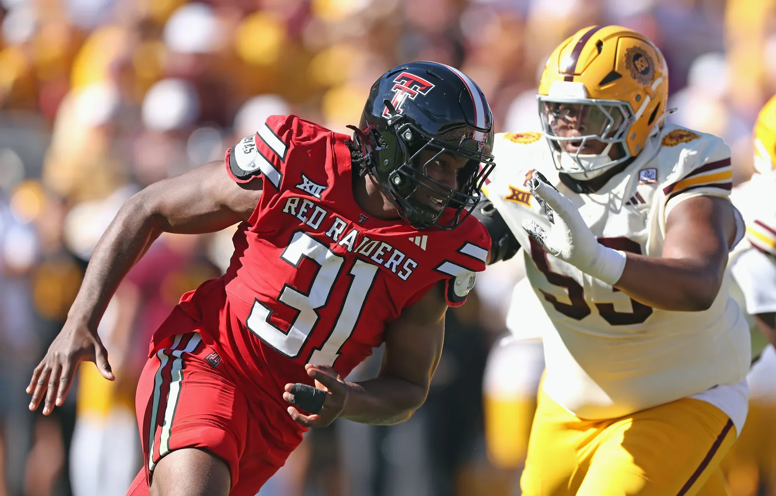Texas Tech edge-rusher David Bailey