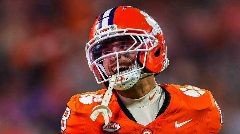 Clemson defensive back Avieon Terrell during a college football game.