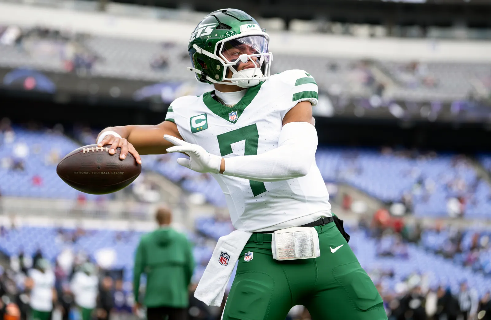 Newly signed Kansas City Chiefs QB Justin Fields