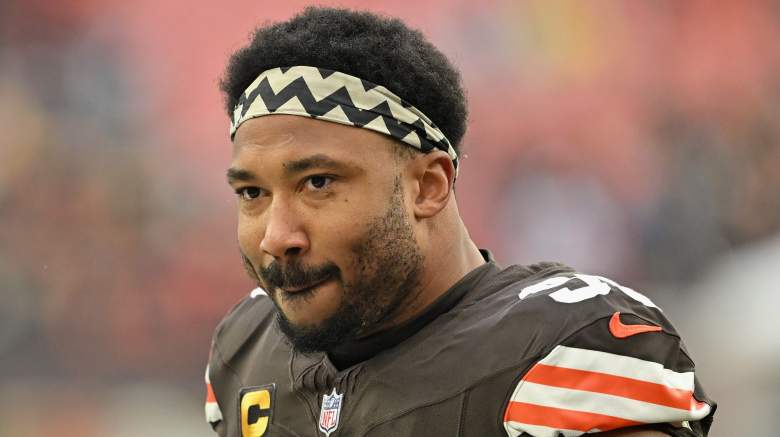 Cleveland Browns defensive end Myles Garrett is the favorite to win Defensive Player of the Year.