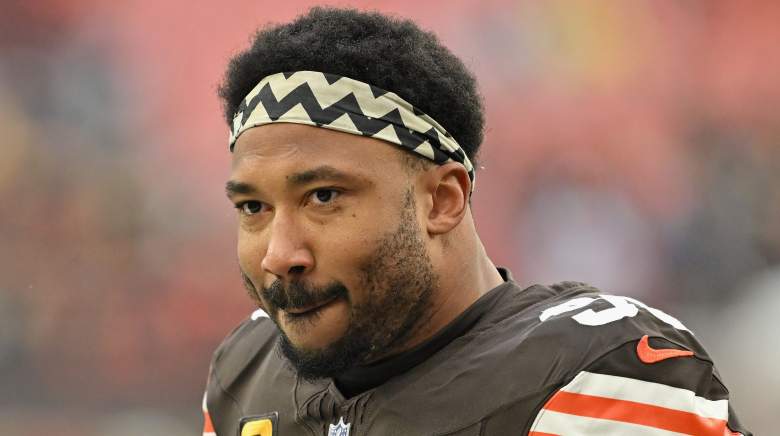 Cleveland Browns star Myles Garrett.