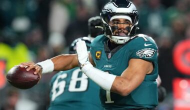 Philadelphia Eagles owner Jeffrey Lurie says there’s no bigger Jalen Hurts fan than he is