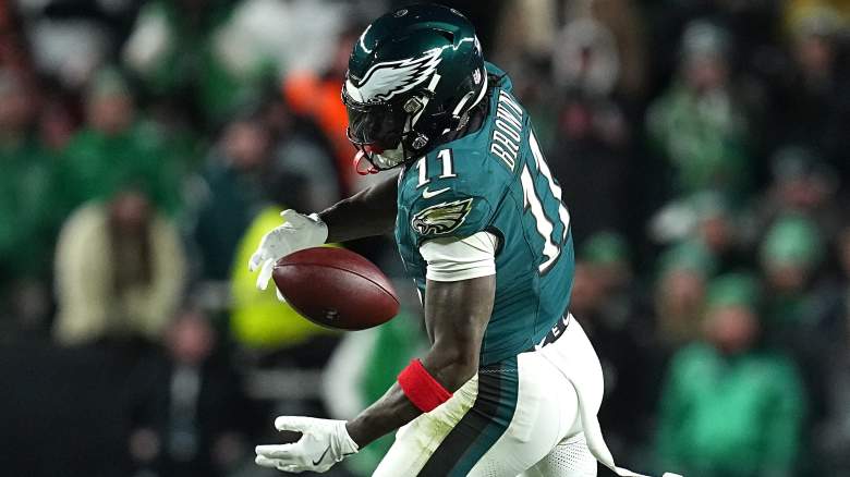 A.J. Brown wide receiver Philadelphia Eagles