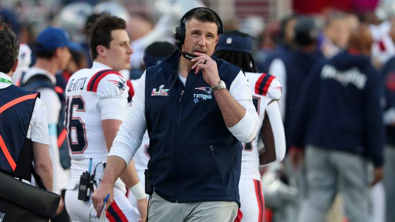 Patriots head coach Mike Vrabel during Super Bowl LX vs Seahawks 2026