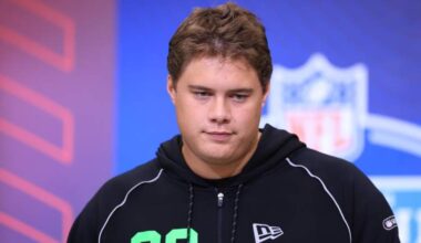 Patriots draft Caleb Lomu offensive tackle 2026 NFL Draft