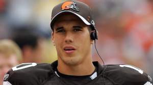 Brady Quinn #10 of the Cleveland Browns