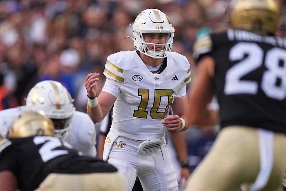 The Panthers signed quarterback Haynes King (10) as an undrafted free agent.