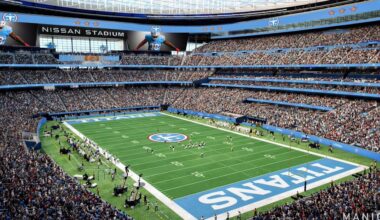 Tennessee Titans unveil sold-out, field-level club for new Nissan Stadium