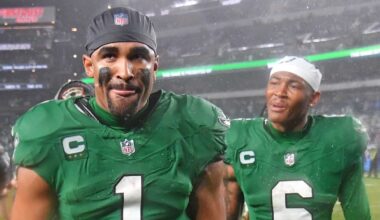 Jalen Hurts and DeVonta Smith might have draft prospect they'd recommend to Eagles