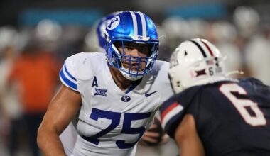 Seniors Andrew Gentry, Bruce Mitchell dish on BYU's new O line – Deseret News
