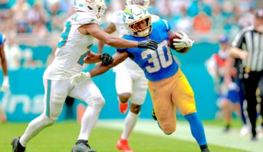 Kimani Vidal's Playing Time in Los Angeles an Open Question Heading into 2026 - NFL News