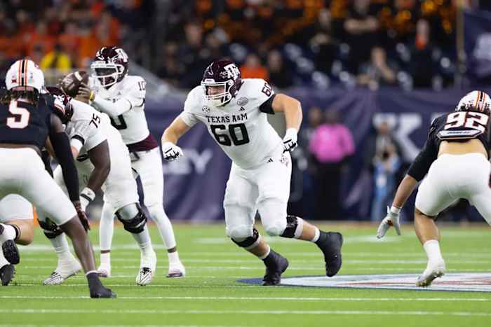 Texas A&M versatile offensive lineman Trey Zuhn III visited Texans