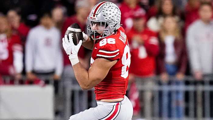 Source: Texans have met extensively with Ohio State standout tight end Max Klare since scouting combine