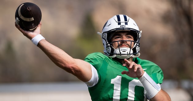 Treyson Bourguet is popular on BYU's campus, but can he play? – Deseret News
