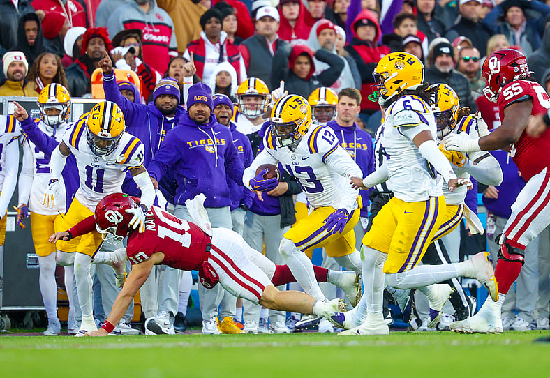 NCAA Football: Louisiana State at Oklahoma