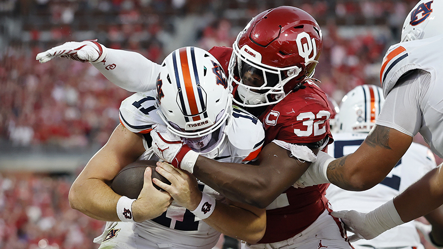 Oklahoma edge rusher R Mason Thomas 2026 NFL Draft target Seattle Seahawks...