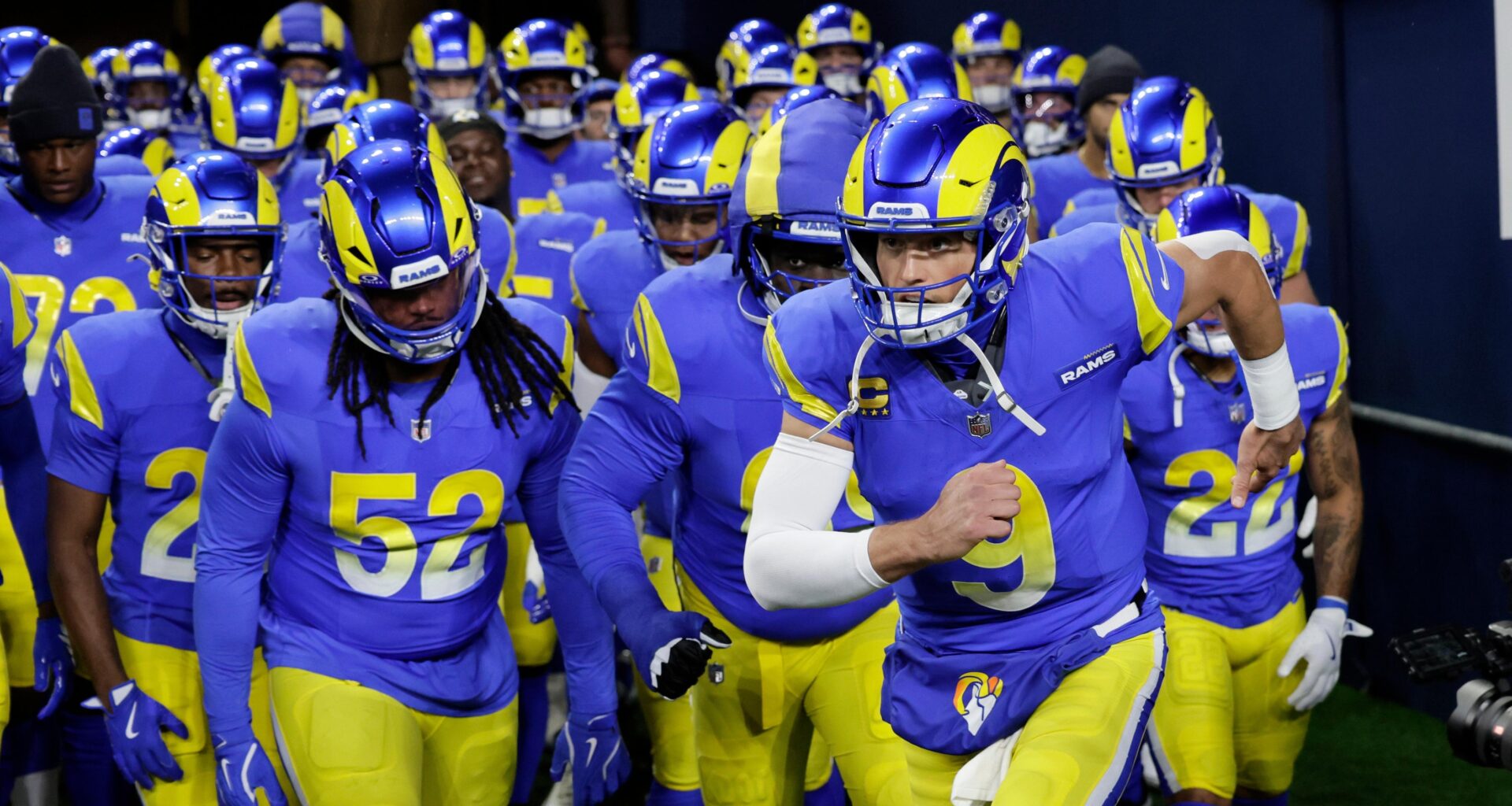 Rams Reveal New Uniforms, Logo for 2026 NFL Season in Video, Photos Featuring Matthew Stafford