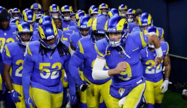 Rams Reveal New Uniforms, Logo for 2026 NFL Season in Video, Photos Featuring Matthew Stafford