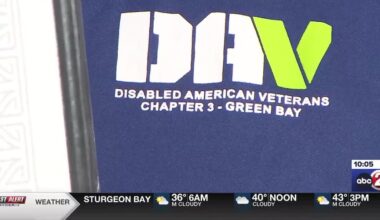 Brown County DAV distributes money raised at Packers games to veterans