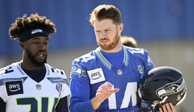 Seattle Seahawks Sam Darnold...