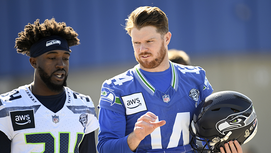 Seattle Seahawks Sam Darnold...