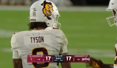 Arizona State WR Jordyn Tyson 'Trending In The Wrong Direction' Ahead Of NFL Draft, Analyst Says