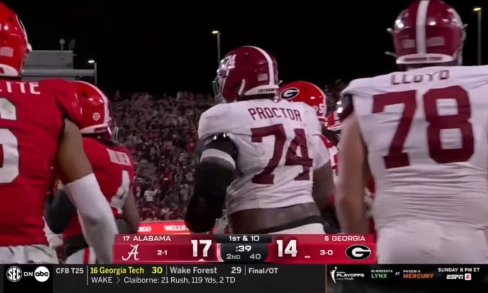 Analyst Loves OT Kadyn Proctor As 'Good Fit' For Steelers In Round One: 'Can Start Out At Left Guard'