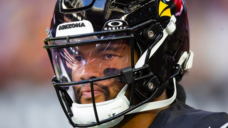 Kyler Murray plays quarterback for the Cardinals against the Rams at State Farm Stadium. Vikings quarterback battle 2026