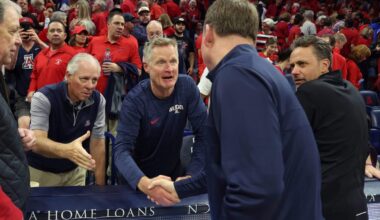 With Arizona in the Final Four, alumnus and Warriors coach Steve Kerr plays the role of fan