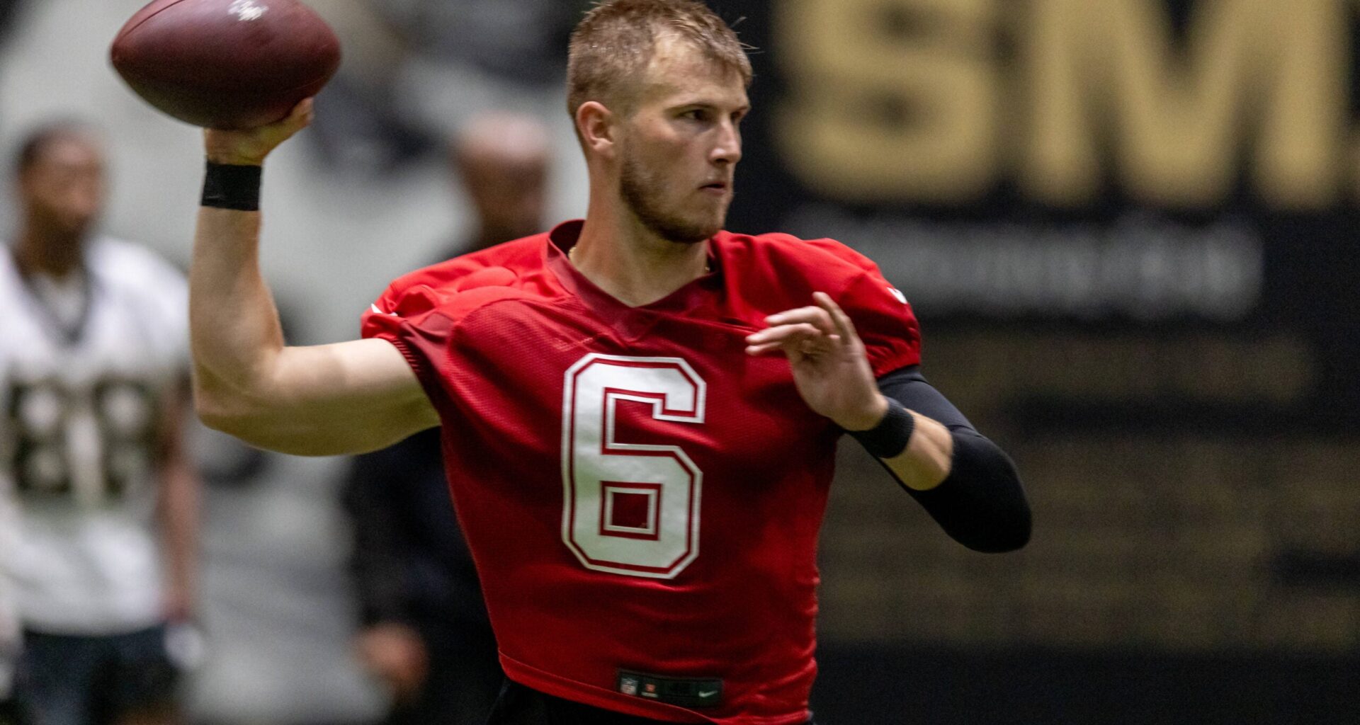 Saints QB Tyler Shough is already putting in extra work for his offense days before the 2026 NFL Draft