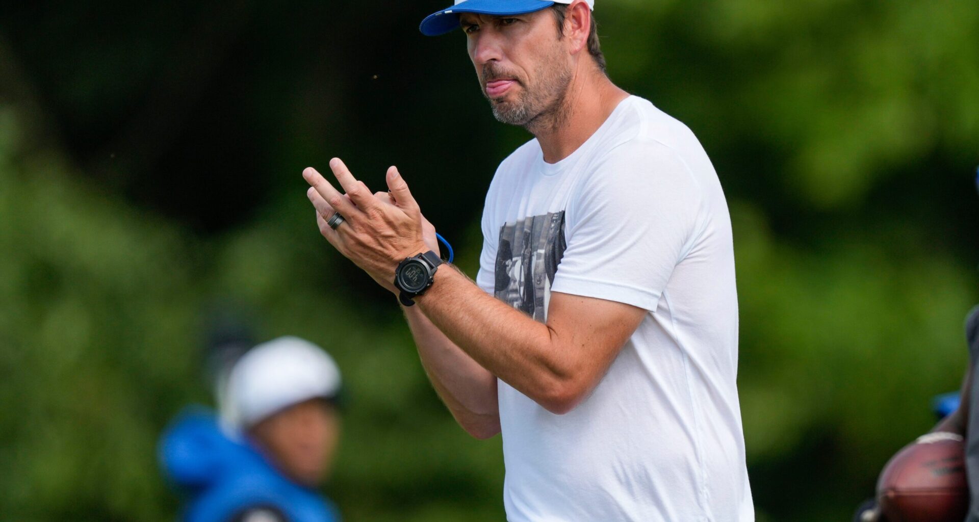 Colts head coach Shane Steichen