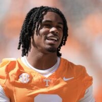 Tennessee defensive back Jermod McCoy (3) before a college football game between Tennessee and UAB at Neyland Stadium in Knoxville, Tenn., on Sept. 20, 2025.