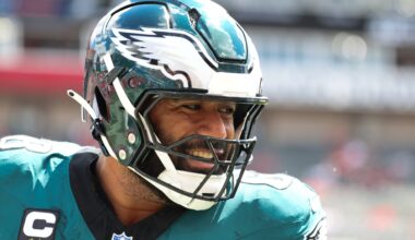 Jordan Mailata and Lane Johnson take Eagles camaraderie to the next level in special moment larger than football