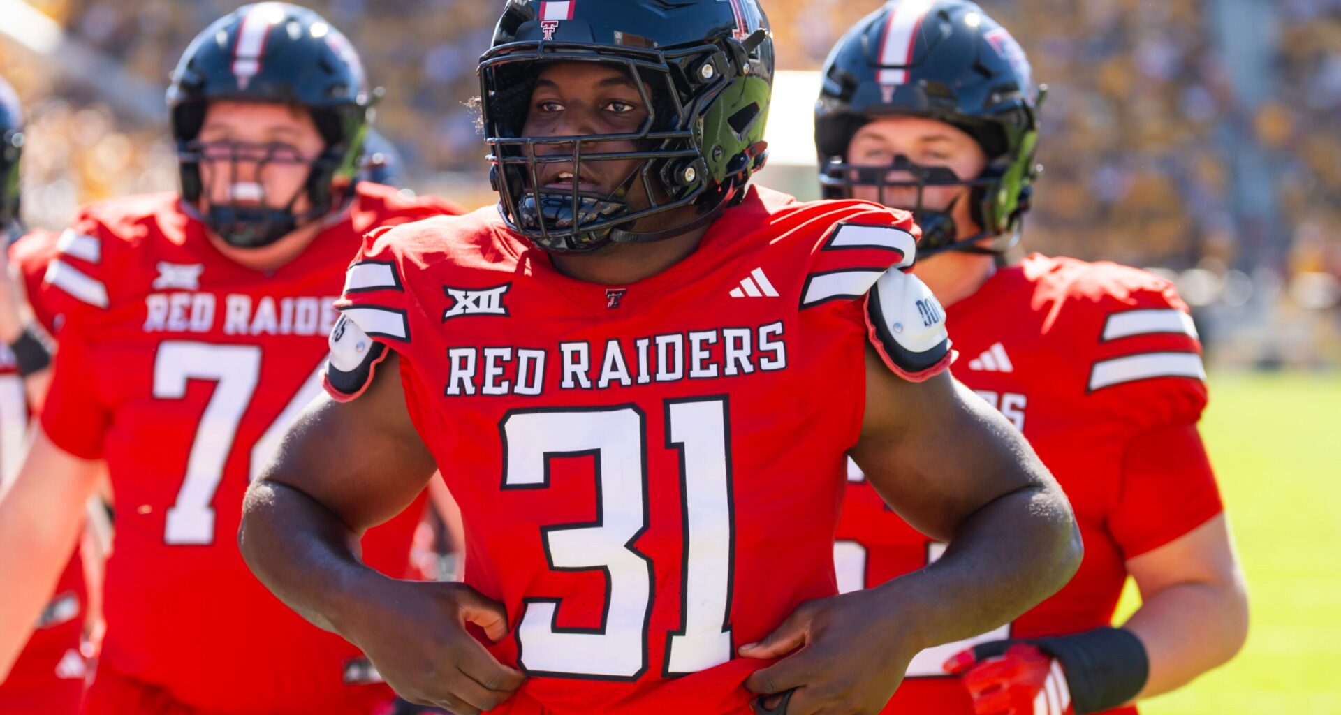 Oct 18, 2025; Tempe, Arizona, USA; Texas Tech Red Raiders linebacker David Bailey (31) against the Arizona State Sun Devils at Mountain America Stadium.