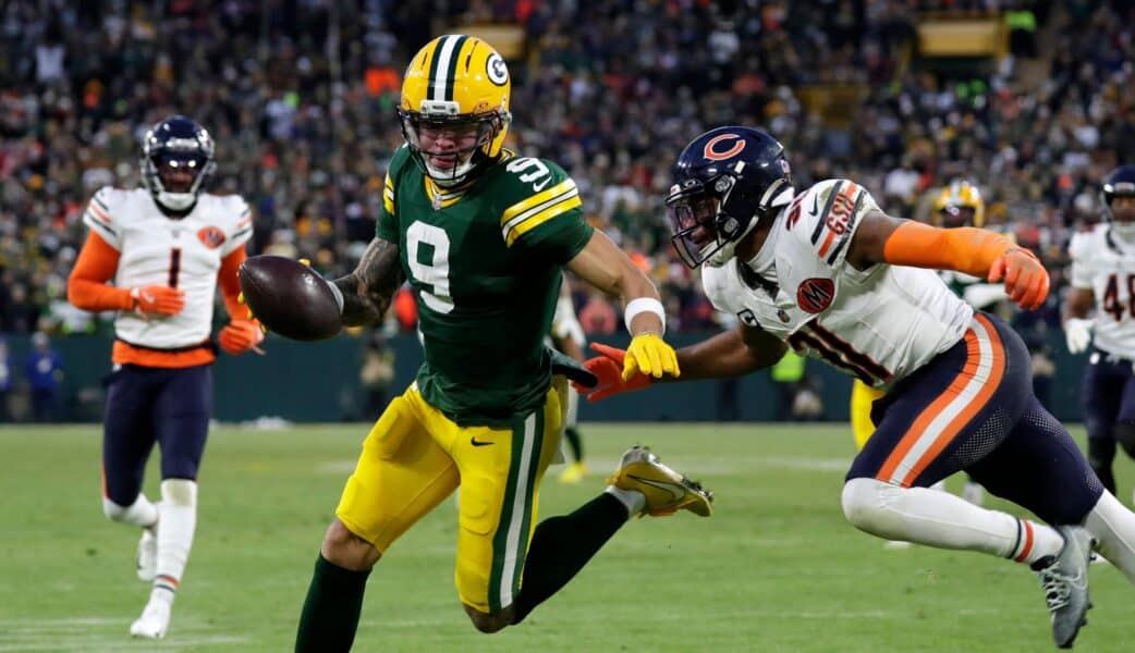 Green Bay Packers, Christian Watson, Chicago Bears