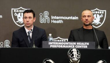 Las Vegas Raiders 2026 NFL Draft GM John Spytek HC Klint Kubiak