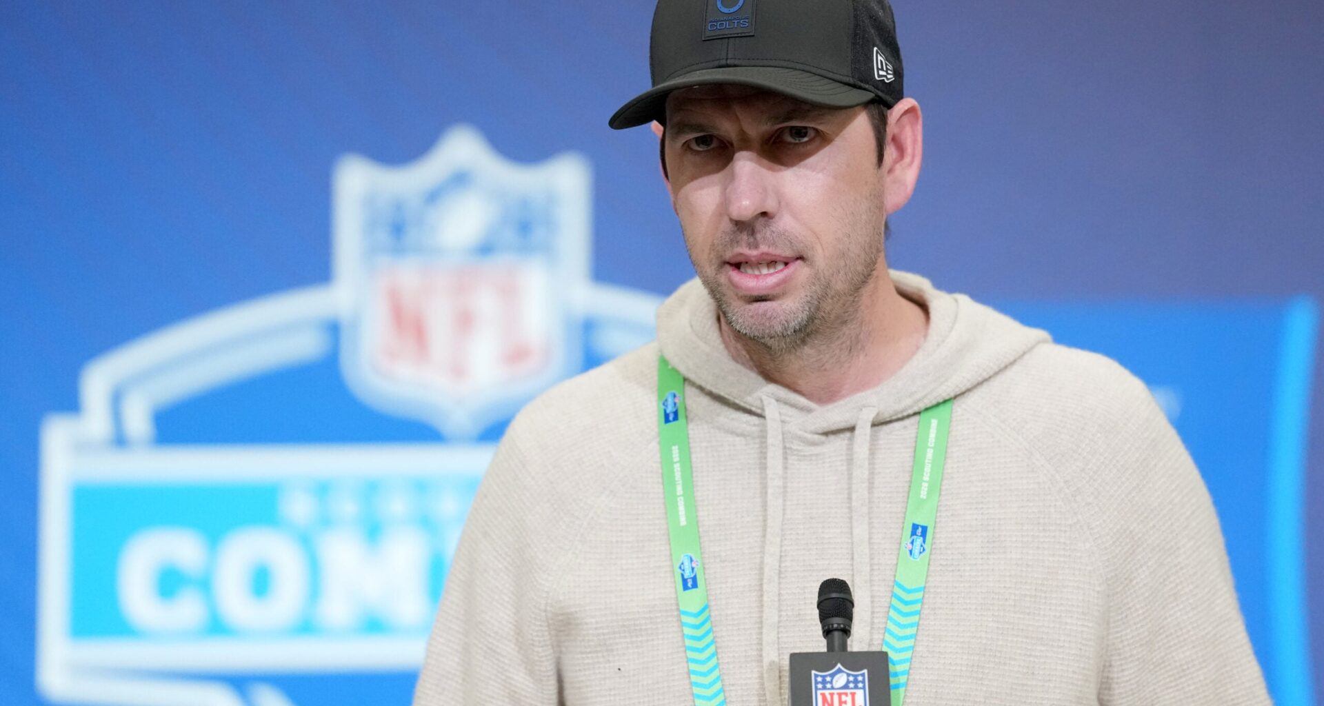 Colts head coach Shane Steichen