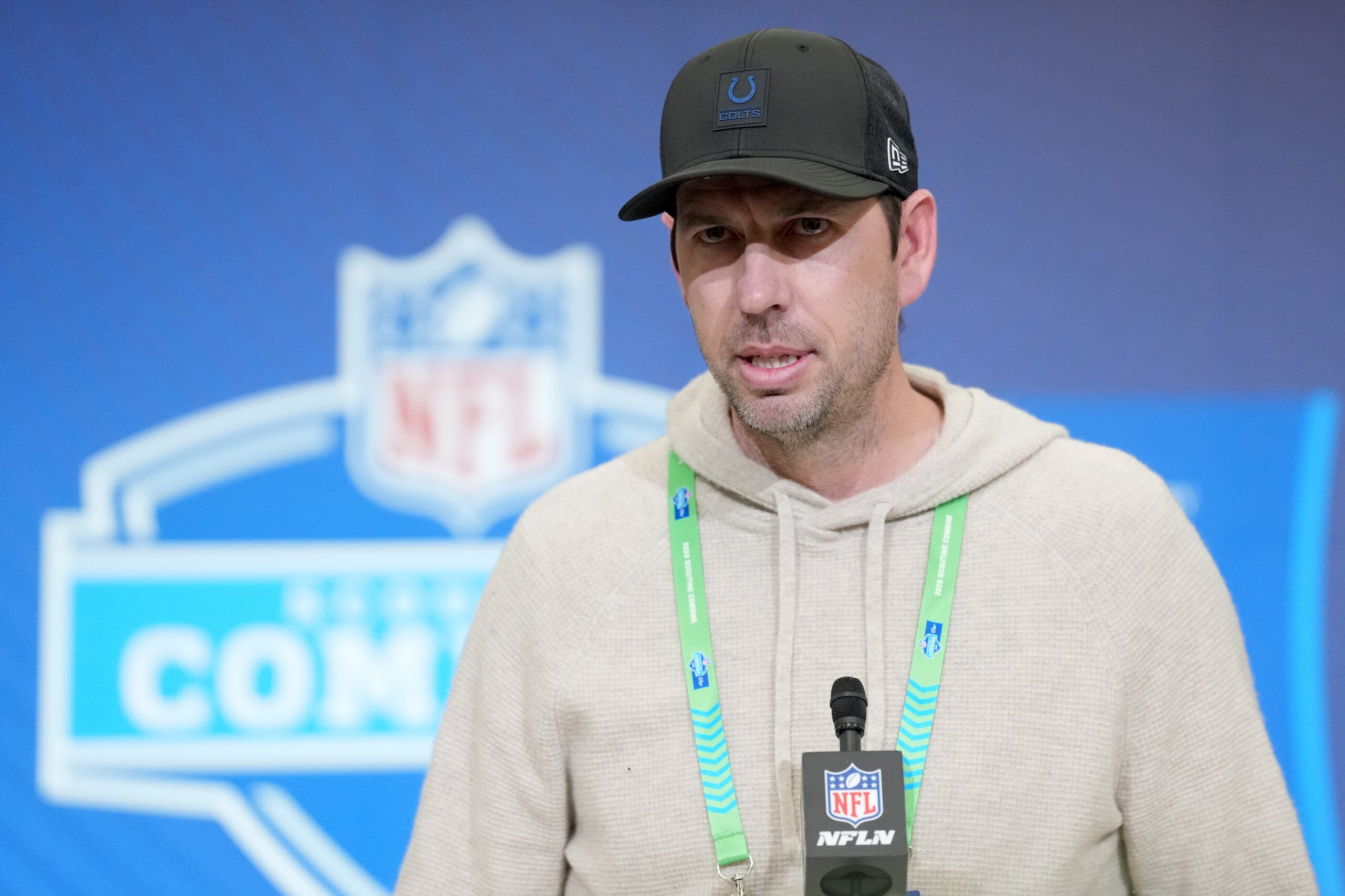 Colts head coach Shane Steichen