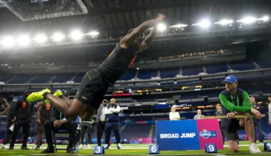 Las Vegas Raiders interest interview pre-draft visit with Clemson running back Adam Randall 2026 NFL Draft