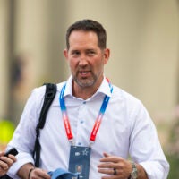 Mar 31, 2026; Phoenix, AZ, USA; Dallas Cowboys head coach Brian Schottenheimer during the 2026 NFL Annual League Meeting at the Arizona Biltmore.