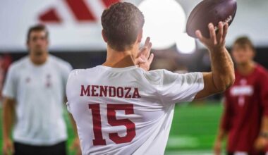 Fernando Mendoza did his pro day his way — the Raiders captured it all on camera