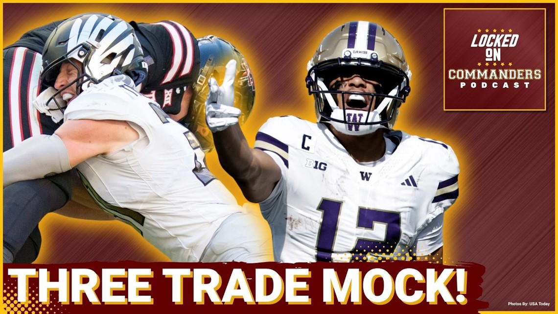 BLOCKBUSTER TRADE: Commanders SHAKE UP 2026 Draft With Sonny Styles Off the Board [Mock Draft]