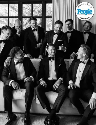 Sam Darnold with his friendsCredit: Stephanie Lynn | @stephanielynn.co