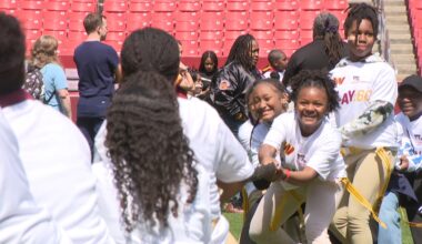 Commanders inspire local kids with NFL Play 60 health initiative at home field