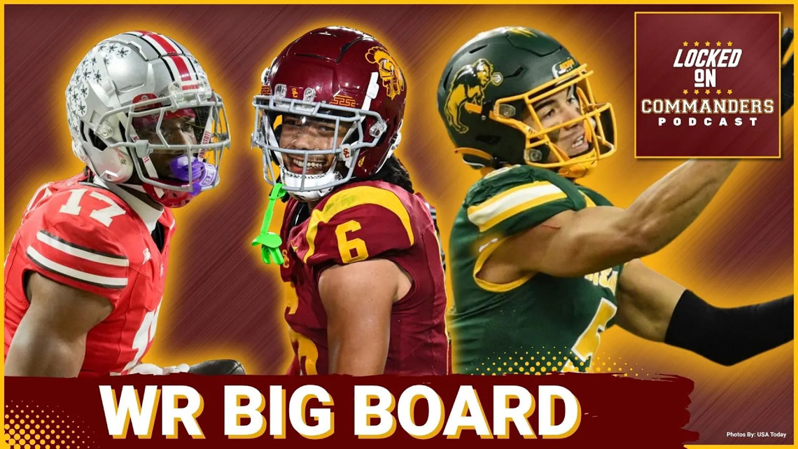 WR BIG BOARD: Why Bryce Lance RANKS No. 1 While Carnell Tate and Makai Lemon Bring the Value